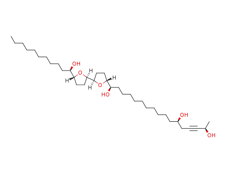 (2R,2'R,5R,5'R)-5-[(1R)-1-hydroxyundecyl]-5'-[(1R,12R,16R)-1,12,16-trihydroxyheptadec-14-yne]octahydro-2,2'-bifuran