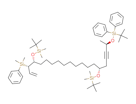 (3S,4R,15R,19R)-4,15-bis(tert-bytyldimethylsilanyloxy)-19-(tert-butyldiphenylsilanyloxy)-3-(dimethylphenylsilanyl)eicos-1-en-17-yne