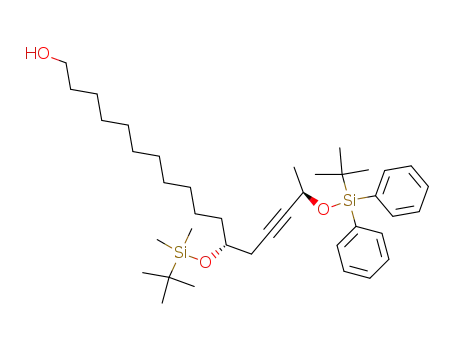 (12R,16R)-12-(tert-butyldimethylsilanyloxy)-16-(tert-butyldiphenylsilanyloxy)heptadec-14-yn-1-ol