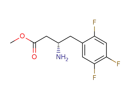 methyl (3S)-3-amino-4-(2,4,5-trifluorophenyl)butanoate