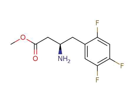 벤젠 부 탄산, b-aMino-2,4,5- 트리 플루오로-, 메틸 에스테르, (bR)-