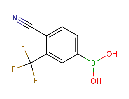 (4-cyano-3-(trifluoromethyl)phenyl)boronic acid