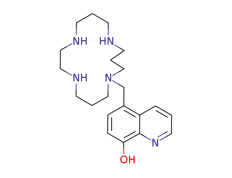 5-((1,4,8,12-tetraazacyclopentadecan-8-yl)methyl)quinolin-8-ol