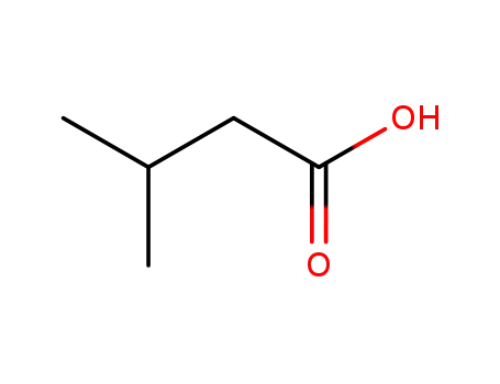 Molecular Structure of 503-74-2 (Isovaleric acid)