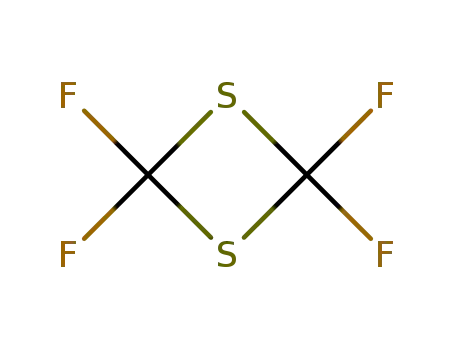 Molecular Structure of 1717-50-6 (2,2,4,4-TETRAFLUORO-1,3-DITHIETANE)