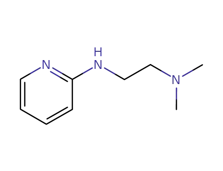 Molecular Structure of 23826-72-4 (2-(2-pyridylamino)ethyldimethylamine)