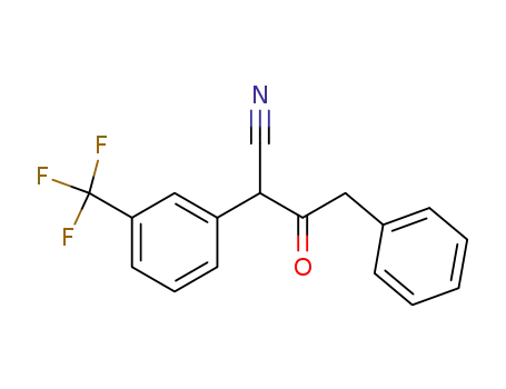 Molecular Structure of 68084-26-4 (beta-oxo-alpha-[3-(trifluoromethyl)phenyl]benzenebutyronitrile)