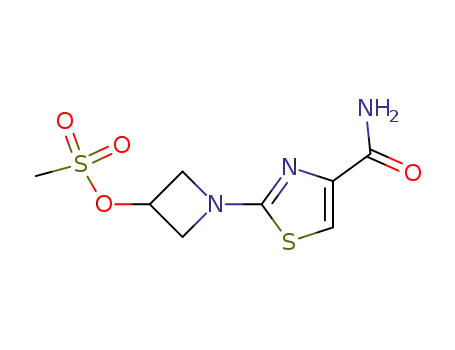 1-(4-carbamoyl-1,3-thiazol-2-yl)-3-methanesulfonyloxyazetidine