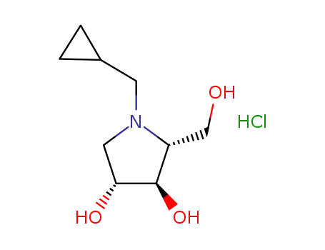 (2R,3R,4R)-1-Cyclopropylmethyl-3,4-dihydroxy-2-hydroxymethylpyrrolidine hydrochloride