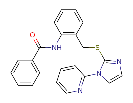 1-(pyridin-2-yl)-2-(2-benzoylaminobenzylthio)imidazole