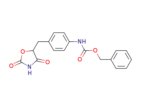 5-(4-benzyloxycarbonylaminophenyl)methyl-2,4-oxazolidinedione