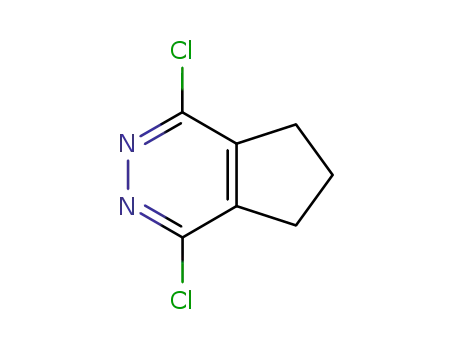 Molecular Structure of 91846-80-9 (1,4-dichloro-6,7-dihydro-5H-cyclopenta[d]pyridazine)