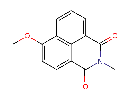 Molecular Structure of 3271-05-4 (6-methoxy-2-methyl-1H-benz[de]isoquinoline-1,3(2H)-dione)