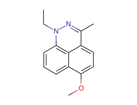 1-ethyl-3-methyl-6-methoxy-1H-1,2-diazaphenalene