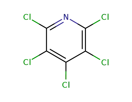 Molecular Structure of 2176-62-7 (Pentachloropyridine)