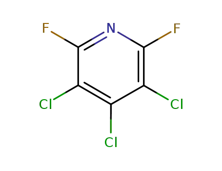 Molecular Structure of 5958-25-8 (3,4,5-trichloro-2,6-difluoropyridine)