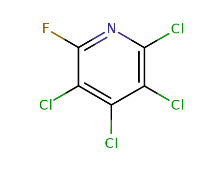 Molecular Structure of 17717-16-7 (2,3,4,5-Tetrachloro-6-fluoropyridine)
