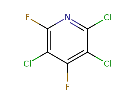 Molecular Structure of 34415-31-1 (2,3,5-trichloro-4,6-difluoropyridine)