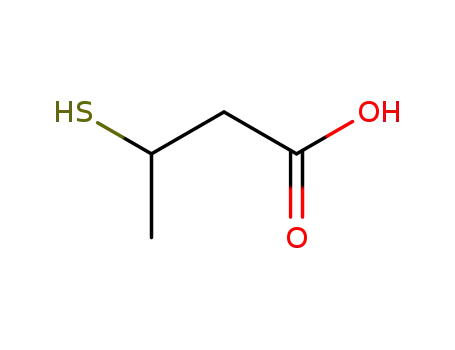 Molecular Structure of 26473-49-4 (Butanoic acid, 3-mercapto-)