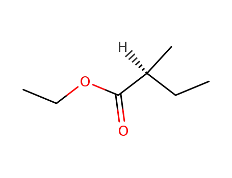 Molecular Structure of 10307-61-6 (D-Ethyl 2-methylbutyrate)