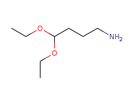 Molecular Structure of 6346-09-4 (4,4-Diethoxybutylamine)