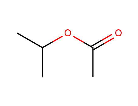 Molecular Structure of 108-21-4 (Isopropyl acetate)