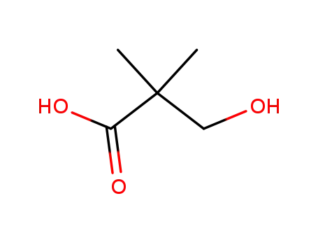 Molecular Structure of 4835-90-9 (3-Hydroxypivalic acid)