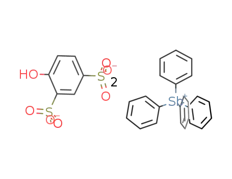bis(tetraphenylantimony) 4-hydroxybenzene-1,3-disulfonate