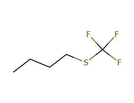 Molecular Structure of 7412-26-2 (Butane, 1-[(trifluoromethyl)thio]-)
