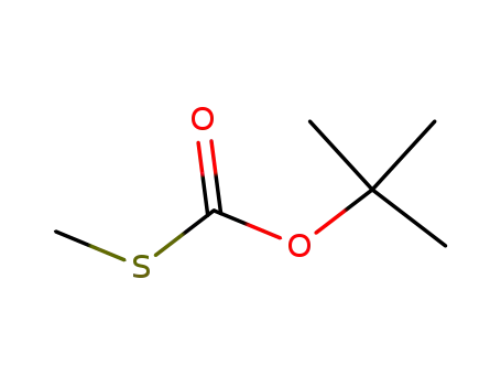 S-Methyl-monothiokohlensaeure-tert.-butylester