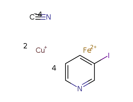 Fe(3-Ipy)2(Cu(3-Ipy)(cyanide)2)2
