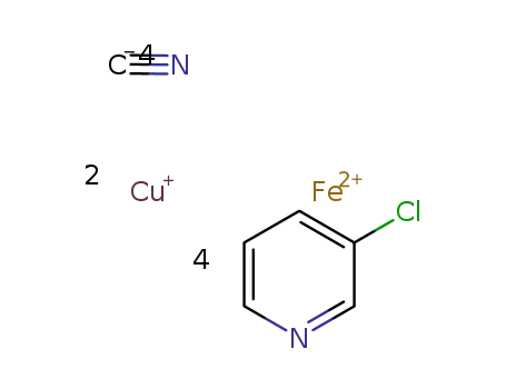 Fe(3-Clpy)2(Cu(3-Clpy)(cyanide)2)2