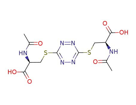3,6-bis-S,S'-(NHAc-Cys-OH)tetrazine