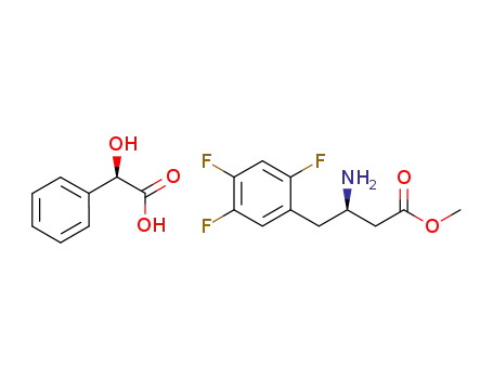 (R)-(-)-mandelic acid salt of (R)-methyl 3-amino-4-(2,4,5-trifluorophenyl)butanoate