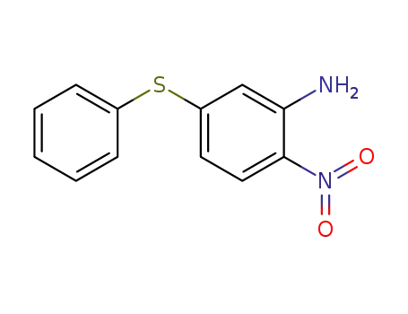 Molecular Structure of 43156-47-4 (2-Nitro-5-(phenylthio)aniline)