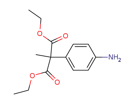 Molecular Structure of 61881-50-3 (Propanedioic acid, (4-aminophenyl)methyl-, diethyl ester)