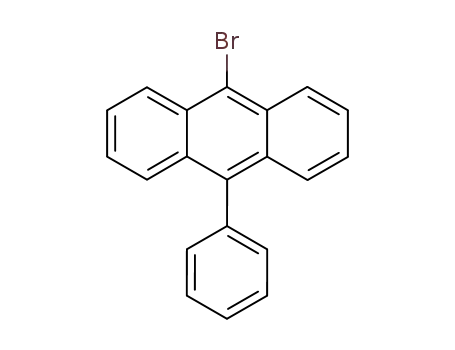 Molecular Structure of 23674-20-6 (9-Bromo-10-phenylanthracene)