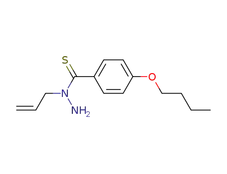 4-Butyloxy-thiobenzoesaeure-(N1-allyl-hydrazid)