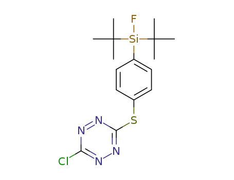 3-chloro-6-((4-(di-tert-butylfluorosilyl)phenyl)-thio)-1,2,4,5-tetrazine