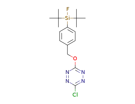 3-chloro-6-((4-(di-tert-butylfluorosilyl)-benzyl)oxy)-1,2,4,5-tetrazine
