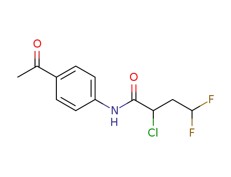 N-(4-acetylphenyl)-2-chloro-4,4-difluorobutanamide