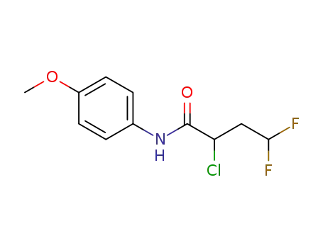 2-chloro-4,4-difluoro-N-(4-methoxyphenyl)butanamide