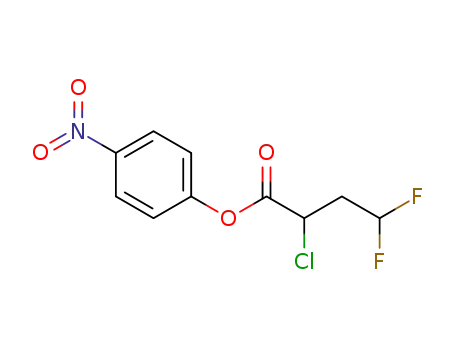 4-nitrophenyl 2-chloro-4,4-difluorobutanoate