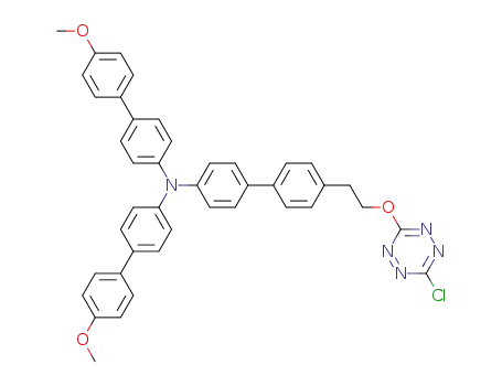 3-chloro-6-([4''-([4'''-(dimethoxy)-1,1'-biphenyl]amine)-1',1''-biphenyl]ethoxy)-1,2,4,5-tetrazine