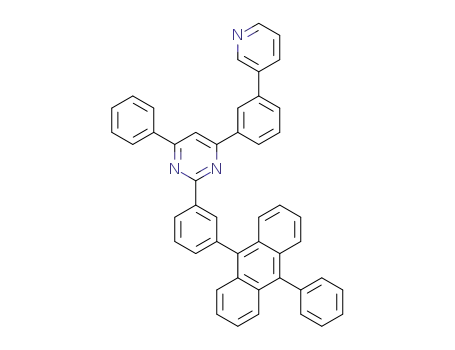 4-phenyl-2-{3-(10-phenylanthracen-9-yl)phenyl}-6-{3-(pyridin-3-yl)phenyl}pyrimidine
