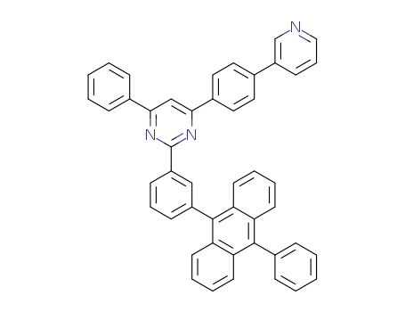 4-phenyl-2-{3-(10-phenylanthracen-9-yl)phenyl}-6-{4-(pyridin-3-yl)phenyl}pyrimidine