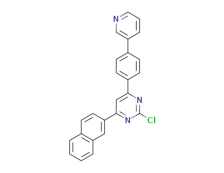 2-Chloro-4-(naphthalen-2-yl)-6-{4-(pyridin-3-yl)phenyl}pyrimidine