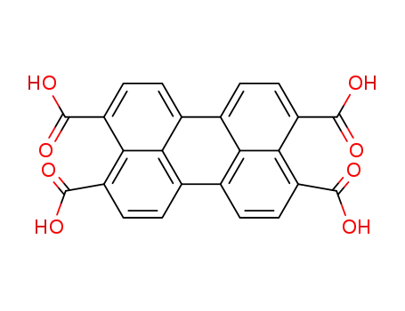 Molecular Structure of 81-32-3 (perylene-3,4,9,10-tetracarboxylic acid)