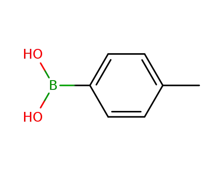 Molecular Structure of 5720-05-8 (4-Tolylboronic acid)