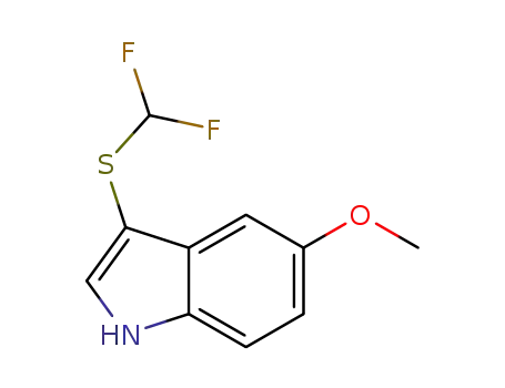 3-((difluoromethyl)thio)-5-methoxy-1H-indole